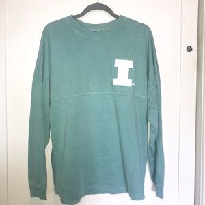 Cute University of Illinois Long-sleeve Tshirt